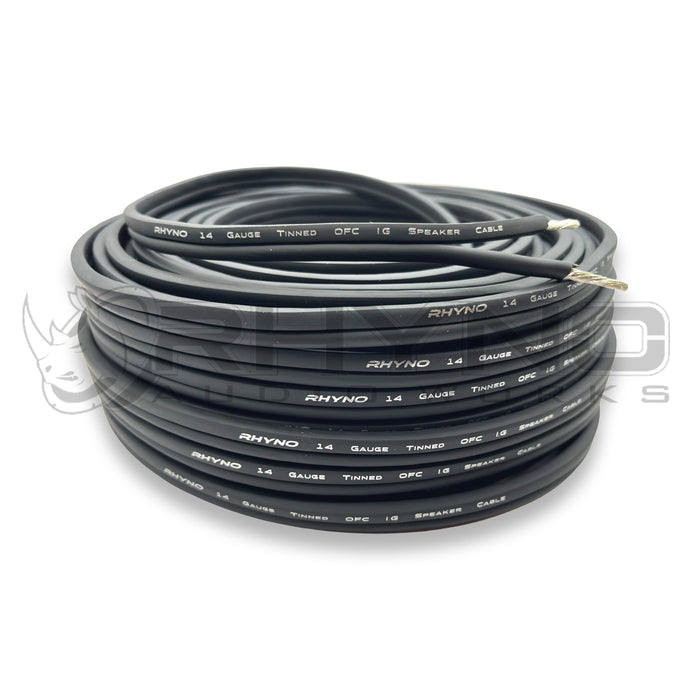 RHYNO PRO 14G Tinned OFC Speaker Wire (By The Foot)
