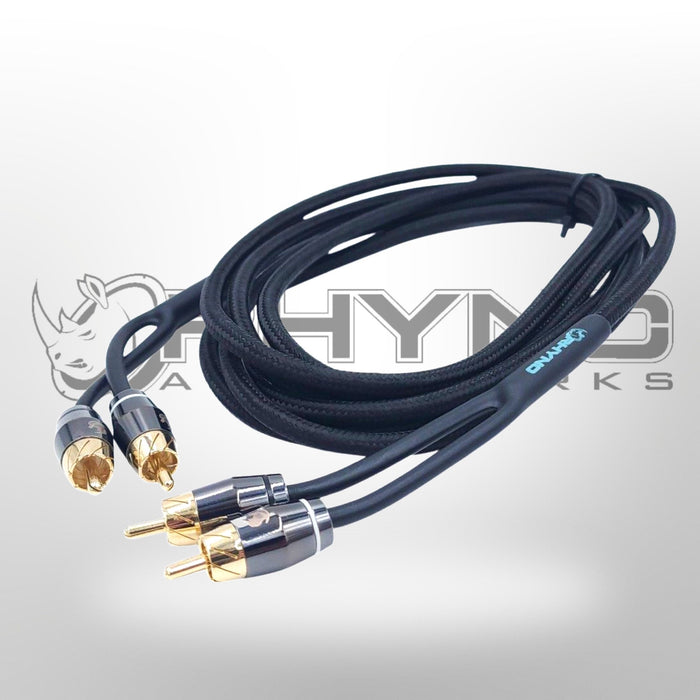 RHYNO 9000 Series Braided RCA Cables (Matte Black) NEW WINTER 2024