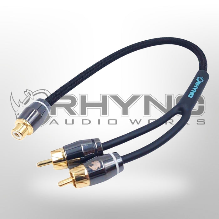 RHYNO 9000 Series Braided RCA Cables (Matte Black) NEW SUMMER 2023