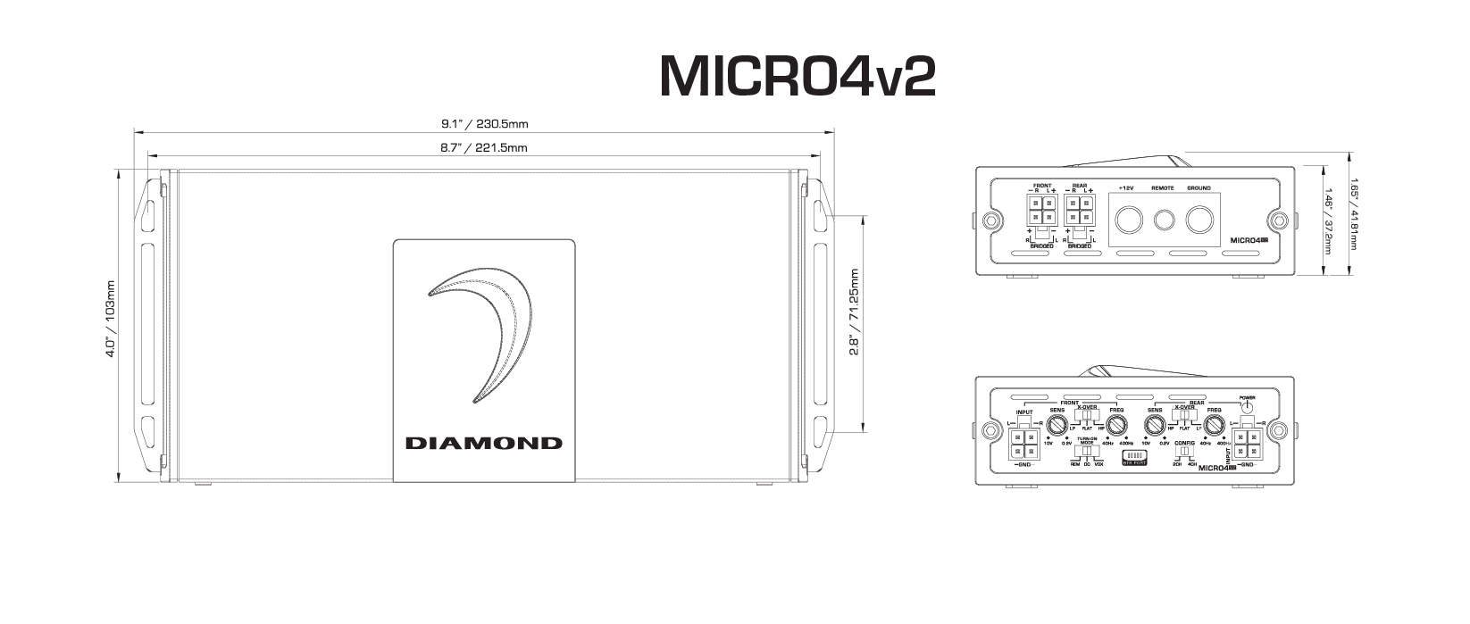 DIAMOND MICRO4V2 (4-Channel)