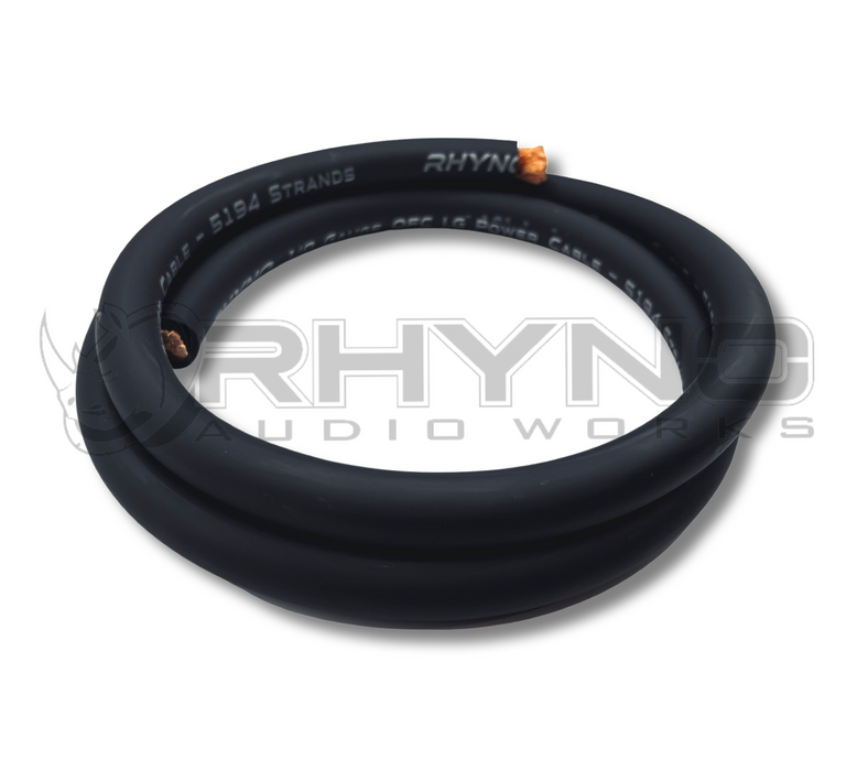 RHYNO 99 Series 1/0 Gauge OFC Power Cable [By the Foot]