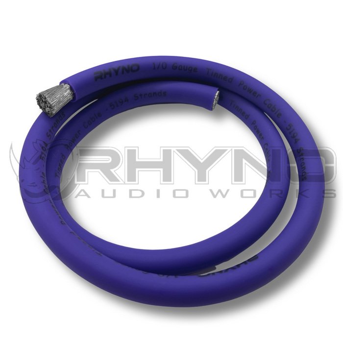 RHYNO 73 Series 1/0 Gauge TCCA Power Cable [BY THE FOOT]