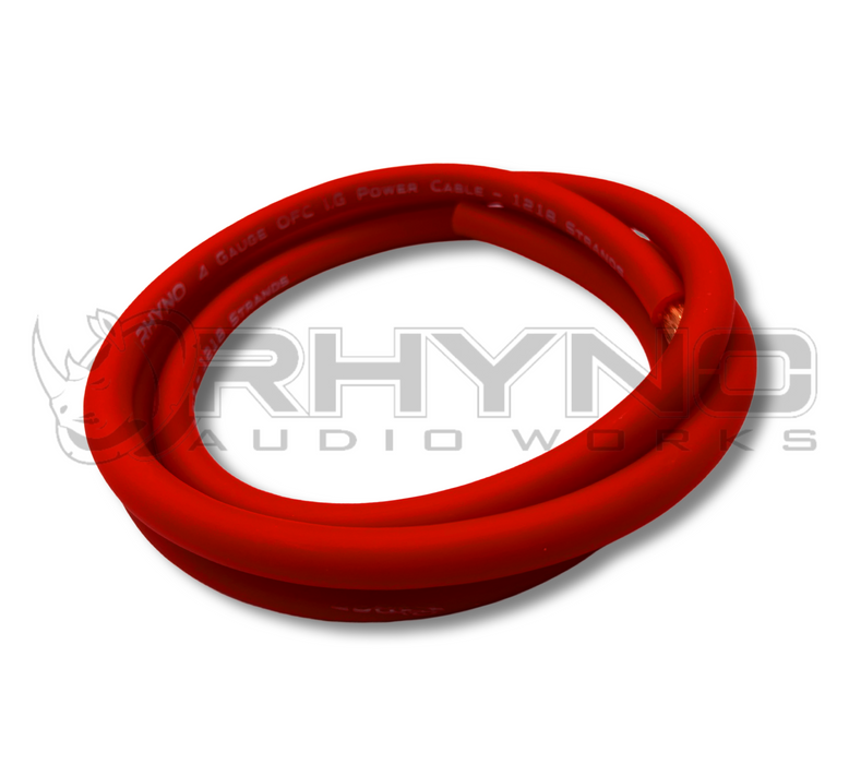 RHYNO 99 Series 4 Gauge OFC Power Cable (By the Foot)