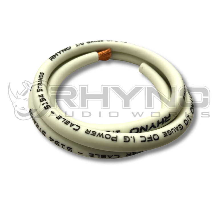 RHYNO 99 Series 1/0 Gauge OFC Power Cable [By the Foot]