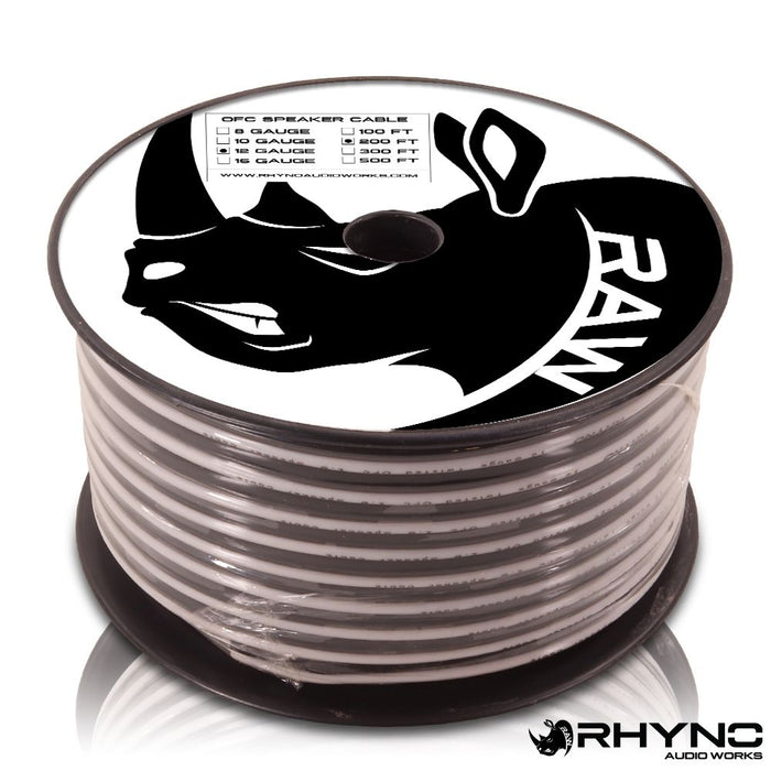 RHYNO 12 Gauge Twisted OFC Speaker Wire (By the Foot)