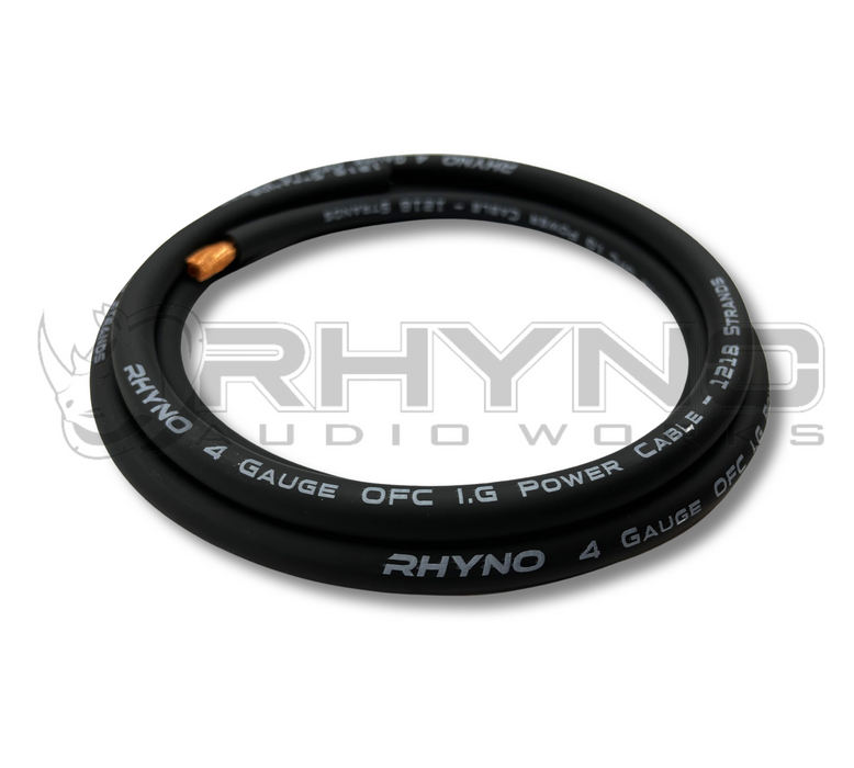 RHYNO 99 Series 4 Gauge OFC Power Cable (By the Foot)